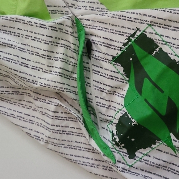 𝅺3/$20 Hyperlite WakeMFG Green/White Board Shorts - Picture 2 of 8